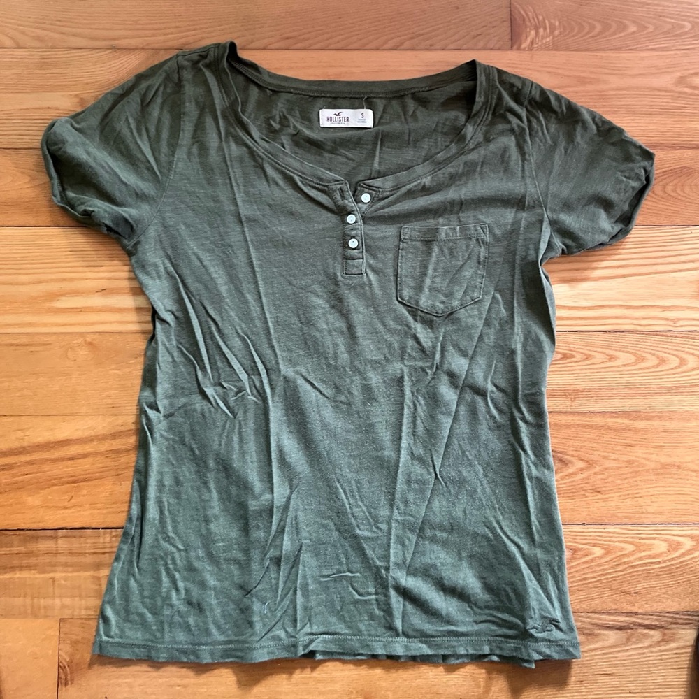 Olive Hollister Top